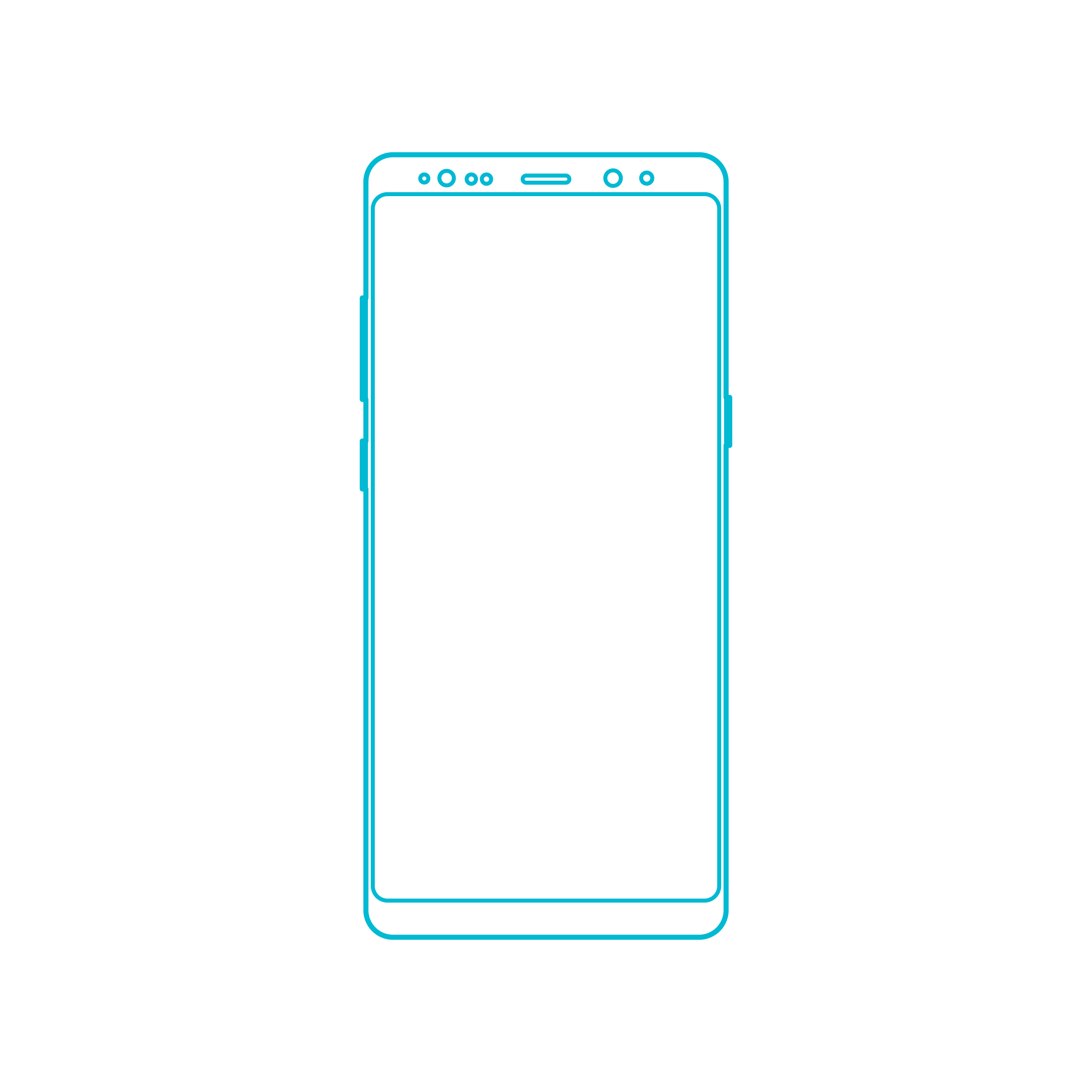 Digital Samsung Galaxy Note8 Outline Drawing Svg Vector Free Vectors